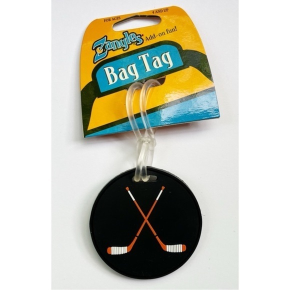 Zangles • NWT Hockey Puck Bag Tag Luggage Tag - Picture 1 of 3
